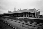 Maryborough Railway Station, built in 1874, in 1974