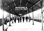 Staff at Wodonga Railway Station