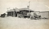 Balranald Station buildings, 1927. Balranald was the last station on the Moama to Balranald line.