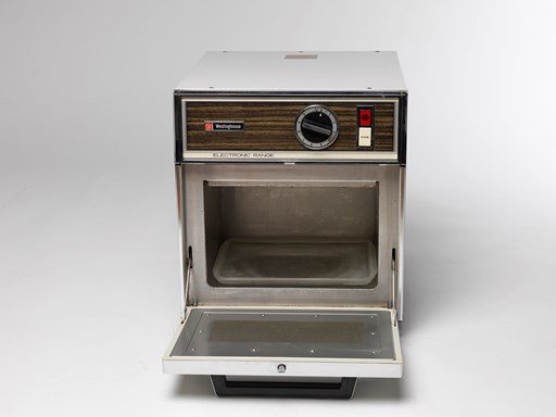 A microwave oven circa 1970s.