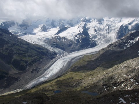 Morteratsch and Pers Glaciers