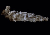 Anglesite on cerussite mineral specimen