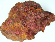 Cuprite mineral specimen