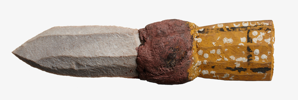 Stone bladed knife