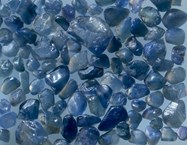 Corundum mineral specimens (sapphires)