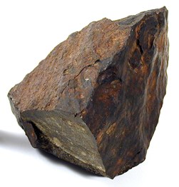 A meteorite fragment