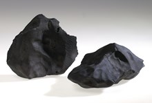 Two meteorite fragments