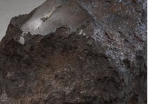 Detail of a meteorite