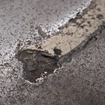 Detail of a meteorite