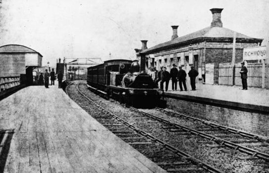 2-4-0 tank class steam locomotive, Richmond, 1865