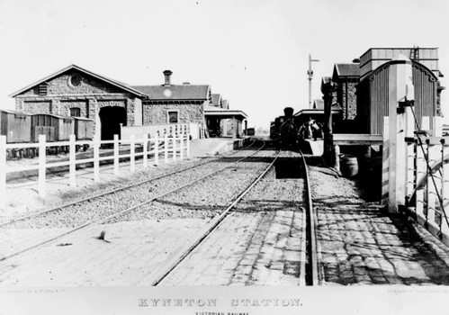 B class steam locomotive, Kyneton Railway Station