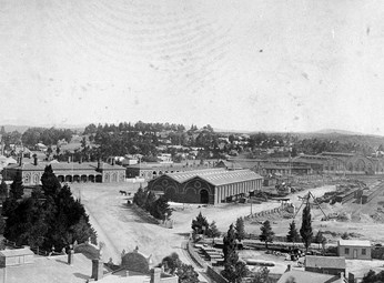 Bendigo Railway Station, 1890