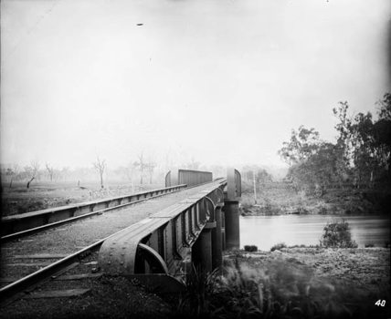 Goulburn River Bridge, Seymour, circa 1890