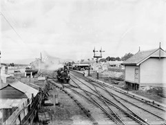 T class steam locomotive no. 269, Ararat Station, circa 1899