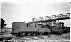 Passenger train, Echuca Station, 1923