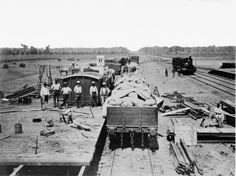 Ex-Geelong and Melbourne Railway steam locomotive no. 36, Toolamba rail yard