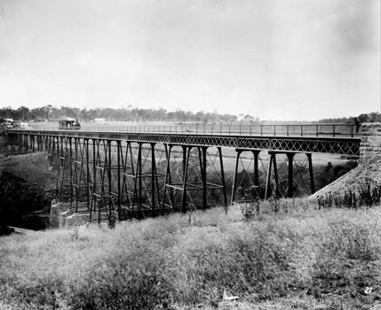 Melton Rail Viaduct, 1885