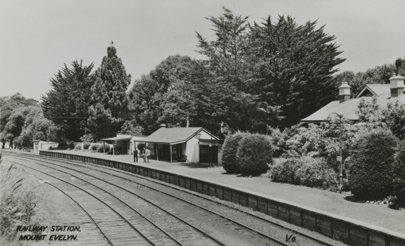 Mount Evelyn Railway Station, circa 1920