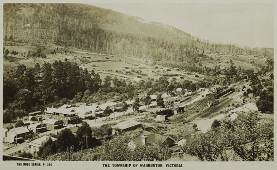 Warburton Station and rail siding, post-1920