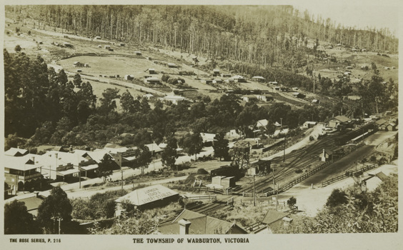 Warburton Station and rail siding, post-1920