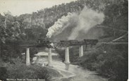 Walhalla train crossing the Thompson Bridge, circa 1920
