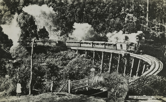 Gembrook train, Tecoma, circa 1920