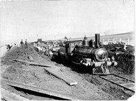W class steam locomotive no. 235, Maryborough district, 7 July 1899