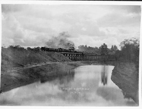 Construction and early views, Glenelg River Bridge, Dartmoor