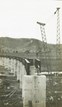 Bridge under construction over Sandy Creek on the Sandy Creek deviation of the Wodonga to Tallangatta line, Tallangatta, 1 June 1931