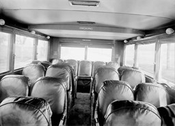 Victorian Railways motor bus interior