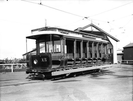 Victorian Railways electric tram no. 13, Brighton