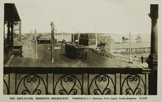 Victorian Railways no. 41 tram, Brighton, circa 1912