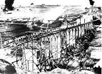 Taradale Viaduct under construction