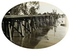 Rail bridge over the Murray River at Gonn Crossing, 1928
