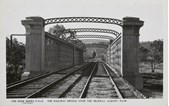 Railway bridge spanning the Murray River at Albury, New South Wales, post-1920