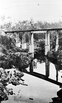 Rail bridge, Nowa Nowa, circa 1920