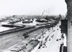 Flinders Street railway yards, circa 1910