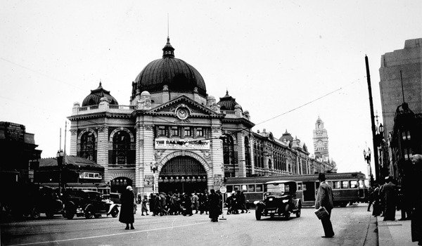 Flinders Street Station, circa 1928