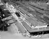 Rebuilding Princes Bridge Station buildings, 23 October 1964