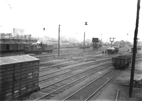 Spencer Street Station yard