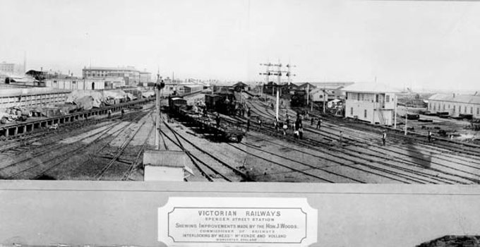 Spencer Street Station, circa 1880