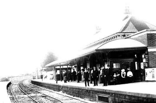 Ascot Vale Railway Station, circa 1903