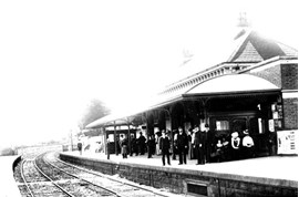 Ascot Vale Railway Station, circa 1903