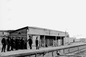 Station staff, East Richmond Railway Station, 1886