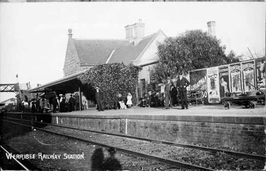 Werribee Railway Station, circa 1910