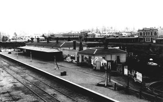 Warragul Railway Station, 1880s
