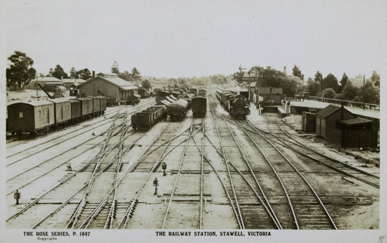 Locomotive and rolling stock, Stawell Railway Station, post-1910