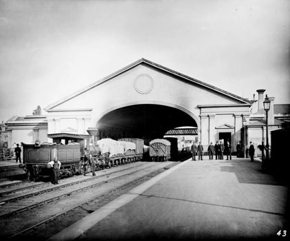 Ballarat Railway Station, circa 1895