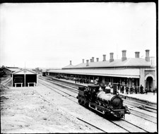 Steam locomotive no. 35, Bendigo Railway Station