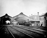 Geelong Railway Station, circa 1875